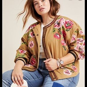Anthropologie Needlepoint Jacket